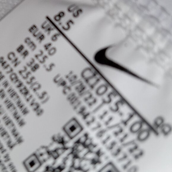 Nike Blazer Mid '77 Vintage Sneakers Athletic Gym Shoe Black White size 8.5 W - Picture 14 of 14